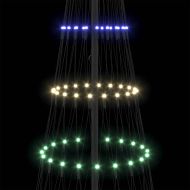 LED Коледна Елха Многоцветен 100 х 100 х 250 см Метал