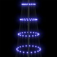 LED Коледна Елха Синьо 100.5 х 100.5 х 302.5 см Метал