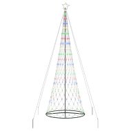LED Коледна Елха Многоцветен 138.5 х 138.5 х 399 см Метал