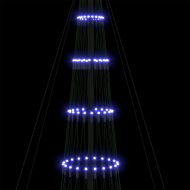 LED Коледна Елха с поставка Синьо 160 х 160 х 500 см Метал