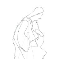 Светеща ясла с 550 LED светодиода Многоцветен 112 x 72 см ПВЦ