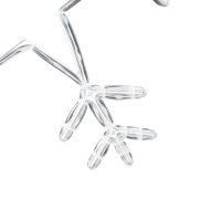 Коледна снежинка с 252 LED светодиода Топло бяло 45 x 38 см ПВЦ