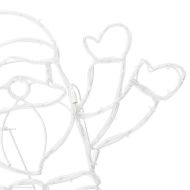 Светлина Дядо Коледа Многоцветен 58.5 x 60 x 1.3 см Желязо