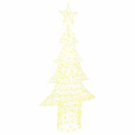 Коледно дърво с 240 LED светодиода Топло бяло 180 cm Акрил