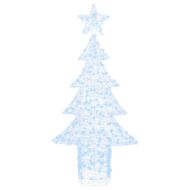 Коледно дърво с 240 LED светодиода Студено бяло 180 cm Акрил