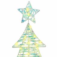 Коледно дърво с 120 LED светодиода Топло бяло 120 cm PET