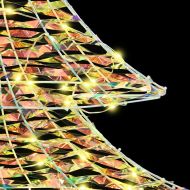 Коледно дърво с 120 LED светодиода Топло бяло 120 cm PET