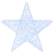 3D звезда Студено бяло 55 x 53.5 x 10 см Акрил