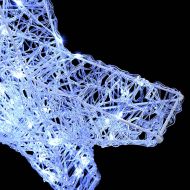 3D звезда Студено бяло 55 x 53.5 x 10 см Акрил