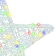 3D звезда Многоцветен 55 x 53.5 x 10 см Акрил