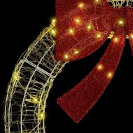 Венец с 150 LED светодиода Топло бяло 120 cm Акрил