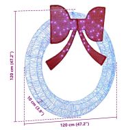 Венец с 150 LED светодиода Синьо 120 cm Акрил