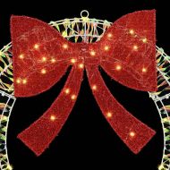 Венец с 80 LED светодиода Топло бяло 90 cm PET