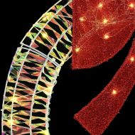 Венец с 80 LED светодиода Топло бяло 90 cm PET