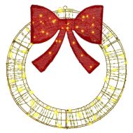 Венец с 60 LED светодиода Топло бяло 75 cm PET