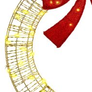 Венец с 80 LED светодиода Топло бяло 90 cm PET