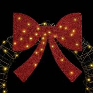 Венец с 60 LED светодиода Топло бяло 75 cm Ратан