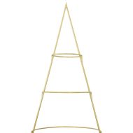 Метално коледно дърво Златист 210 cm Прахово покритие стомана