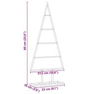 Метално коледно дърво Златист 60 cm Прахово покритие стомана