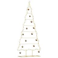 Метално коледно дърво Златист 180 cm Прахово покритие стомана