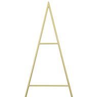 Метално коледно дърво Златист 180 cm Прахово покритие стомана