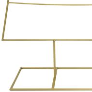 Метално коледно дърво Златист 180 cm Прахово покритие стомана