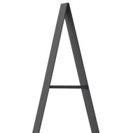 Метално коледно дърво с поставка Черно 150 cm Стомана