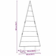 Метално коледно дърво с поставка Черно 180 cm Стомана