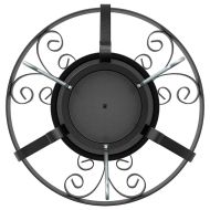 Статив за коледно дърво Черно 40 x 40 x 21 см Стомана