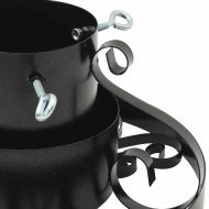 Статив за коледно дърво Черно 40 x 40 x 21 см Стомана