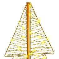 Коледно дърво с 160 LED светодиода Топло бяло 150 cm PET