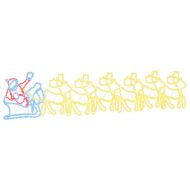 LED коледен декор Многоцветен 69 x 79 см ПВЦ