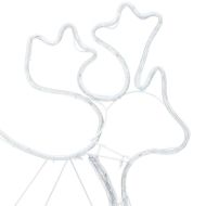 LED коледен декор Многоцветен 69 x 79 см ПВЦ