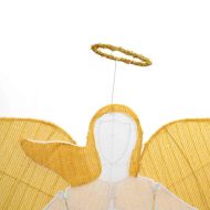 Светещ ъгъл Топло бяло 116 x 29 x 158.5 см Полиестер