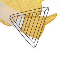 Светещ ъгъл Топло бяло 116 x 29 x 158.5 см Полиестер