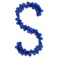 Коледна гирлянда с топки Синьо 186 см Полистирен