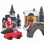 Декор за Коледна Масичка Многоцветен Смола