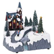 Декорация за коледно село Многоцветен 20.5 x 17 x 21 см