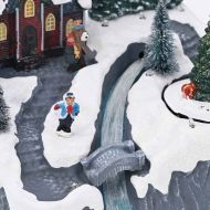 Декорация за коледно село Многоцветен 20.5 x 17 x 21 см