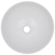 Комплект мебели за баня от две части, керамика, дъб