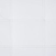 Масажираща кушетка с възглавница, бяла, изкуствена кожа