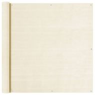 Балконски параван, кремав, 120x500 см, HDPE