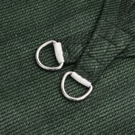 Платно-сенник, 160 г/м², тъмнозелено, 6x7 м, HDPE