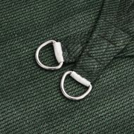 Платно-сенник, 160 г/м², тъмнозелено, 2,5x2,5x3,5 м, HDPE