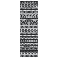 Килим за открито, ARAKIL черен, 80x250 см, PP