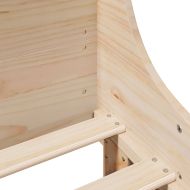 Рамка за легло без матрак, 100x200 см, бор масив