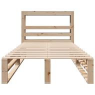 Рамка за легло без матрак, 100x200 см, бор масив