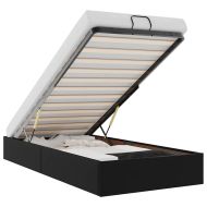 Османска рамка за легло без матрак, 90x190 см, изкуствена кожа