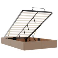 Османска рамка за легло без матрак, 120x190 см, изкуствена кожа