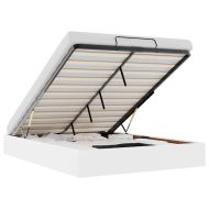 Османска рамка за легло без матрак, 140x190 см, изкуствена кожа